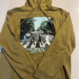 The Beatles Olive Abbey Road Hoodie